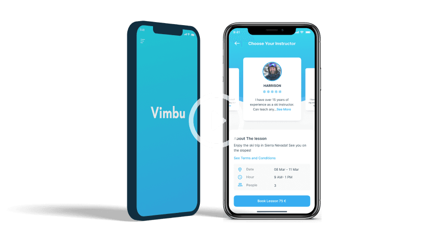 Vimbu Instructors App Mockup